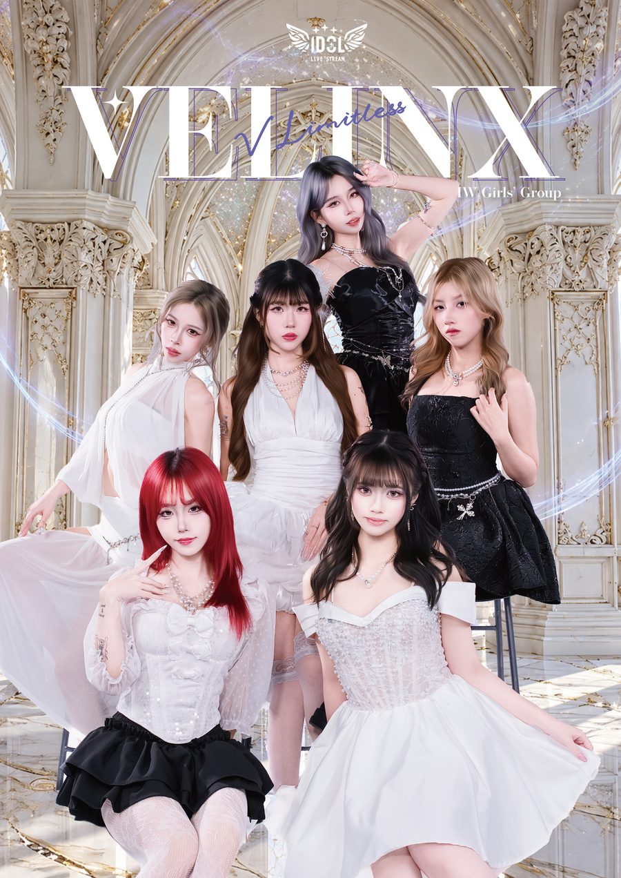 VelinX 2026 官方團照海報（女團）
